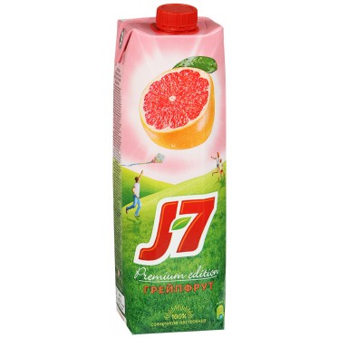 Нектар J-7 грейпфрут с мякотью - 0,97 л.