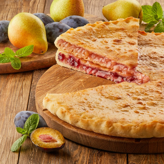 С грушей и сливой