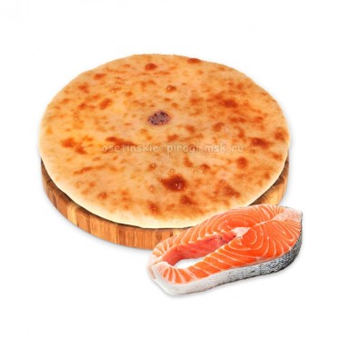 Осетинский пирог с лососем