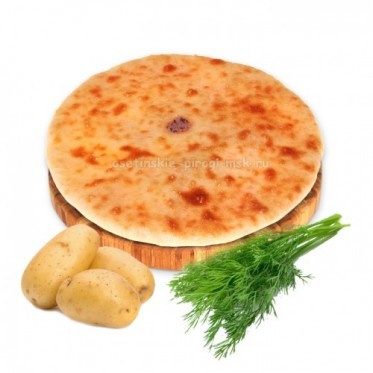 Осетинский пирог с картошкой и укропом