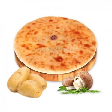 Осетинский пирог с картошкой и грибами